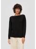 s.Oliver Strickpullover langarm in Schwarz