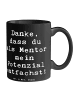 Mr. & Mrs. Panda Tasse Spruch Mentor Potenzial mit Spruch in Schwarz