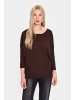 SAINT TROPEZ Strickpullover A2561, Casual fit in Mink Melange