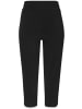 Kangaroos Relax-Caprihose in schwarz