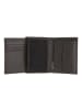 oxmox Leather Geldbörse RFID Schutz Leder 10 cm in braun-turtle 2.0
