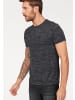 Bruno Banani T-Shirt in schwarz-meliert