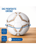 elasto Fußball "Strike" in weiß/gold - Größe 5
