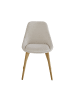 Signature Stuhl ALBA in Beige - (W) 82  x (H) 61,5  x (L) 55  cm