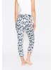 ANGELS  7/8 Hose Hose Ornella mit Retro-Print in SCHWARZ