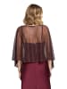 Vera Mont Cape im Glitzer-Look in Dark Red/Black