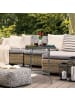 relaxdays Gartentisch in Grau - (B)62 x (H)73 x (T)62 cm