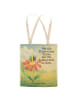 Mr. & Mrs. Panda Shopper-Tasche Hummel Blume Design mit Spruch in Weiß