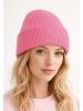 Yuhu Beanie aus recyceltem Polyester Unisex für Herbst und Winter in Pink