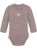 Normani Outdoor Sports 2er Pack Baby Merino Langarmbody „Tuai" in Rosa/Beige