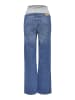 ONLY Jeans mit weitem Bein in Medium Blue Denim