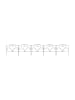 relaxdays 5 x Beeteinfassung in Schwarz - (B)50 x (H)45 cm