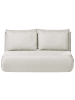 Beliani 2-Sitzer Sofa ROROS in Weiß - (W) 136 x (H) 76 x (L) 88 cm