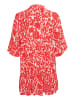 KAFFE curve Kleid KCella A-shape in Red Flower Print