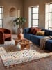 KADIMA DESIGN Hochflor-Teppich Kuschelig ARUN Geometrisch Abstrakt Weich Berber