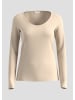 s.Oliver T-Shirt langarm in Beige