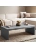 KADIMA DESIGN Couchtisch 110x55x35 cm Sofatisch in Beton-Optik Zeitlos, Design in Grau