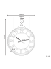 Beliani Wanduhr ALCOBA in Braun - (W) 40 x (H) 52 x (L) 5 cm