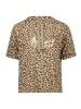 Betty Barclay Sweatshirt mit Rippenstruktur in Beige/Khaki