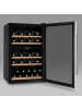 Les Petits Champs Weinkühlschrank Dual Zone 53 Flaschen CAVCD53 Silber Energieklasse G