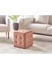 Beliani Pouf WISCONSIN in Rosa - (W) 36 x (H) 39 x (L) 36 cm