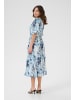 Kaffe Kleid KAjasmin Regular fit in Blue Organic Print