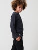KOROSHI Langärmliges Jungen-T-Shirt in SCHWARZ
