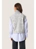 Soaked in Luxury Strickweste SLHedaya Baggy fit in Porpoise Monogram