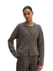 Marc O'Polo Tweed-Cardigan regular in Dark Brown