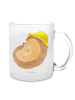 Mr. & Mrs. Panda Tee Tasse Igel Beten ohne Spruch in Transparent
