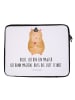 Mr. & Mrs. Panda Notebook Tasche Hamster Hut mit Spruch in Weiß