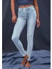 LASCANA Jeansjeggings in light blue washed