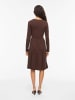 Vila Pulloverkleid in Coffee Bean