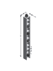 CALICOSY Regal HALLO in Handgefertigt - (W) 18,9  x (H) 185  x (L) 16,2  cm
