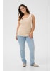 KAFFE curve Jerseytop KCcarina Tight fit in Feather Gray