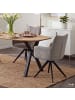 home24 Drehbarer Armlehnenstuhl SUGRA 2er-Set in Beige