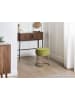 Beliani Hocker DELCO in Grün/Gold - (W) 35 x (H) 40 x (L) 35 cm