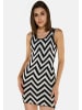TOOCHE Kleid "ZigZag" in Schwarz