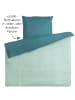 Makian Wende-Bettwäsche Mull 80 x 80 / 35 x 40 cm in gruen,grau