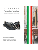 Florence Leder Umhängetasche, Citytasche Florence Tasche schwarz ca. 33cm