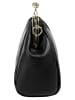 Cluty Abendtasche echt Leder in schwarz