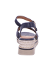 Jana Shoes Keilsandalette in blau