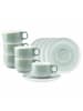 Seltmann Weiden 6er Set Kaffeetassen mit Untertassen Sento Home 210 ml in Aura mint