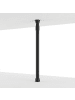 relaxdays Teleskopstange in Schwarz - (L)150–280 cm