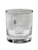 Mr. & Mrs. Panda Whiskey Glas Avocado Toast mit Spruch in Transparent