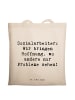 Mr. & Mrs. Panda Tragetasche Spruch Sozialarbeiterin Hoffnungstr... in Creme