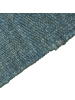 Beliani Kurzflor LUNIA in Blau/Braun - (W) 160 x (H) 0.7 x (L) 230 cm