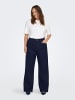ONLY Carmakoma Jeans mit weitem Bein in Dark Blue Denim