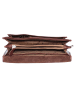 Esquire Toscana Handgelenktasche Leder 24,5 cm in coffee