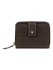 Bugatti Noemi Geldbörse RFID Schutz Leder 12 cm braun
